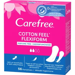 Carefree Cotton Flexiform Slipeinlagen Nicht parfümiert 56 St