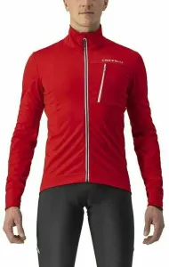 Castelli Go Jacket Red/Silver Gray XL Jacke