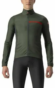 Castelli Squadra Stretch Jacket Military Green/Dark Gray XL Jacke
