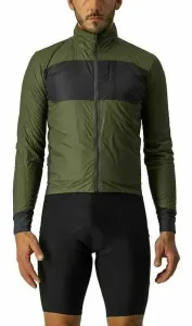 Castelli Unlimited Puffy Jacket Light Military Green/Dark Gray L Jacke