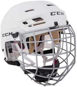 CCM TACKS 110 COMBO SR Hockey Helm, weiß, größe XS