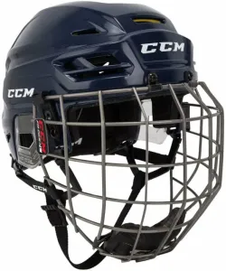 CCM TACKS 310C SR COMBO Hockey Helm, dunkelblau, größe M