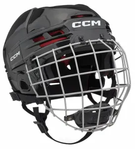 CCM TACKS 70 COMBO SR Eishockey Helm mit Gitter, schwarz, größe M
