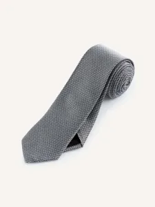 Celio Ritieknit Krawatte Grau