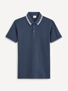 Celio Beline Polo T-Shirt Blau
