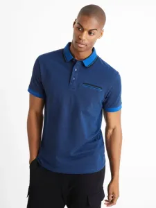 Celio Cedot Polo T-Shirt Blau