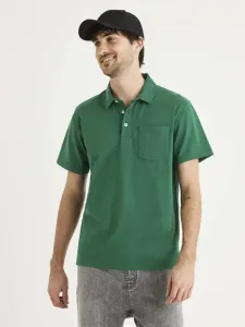 Celio Polo T-Shirt Grün