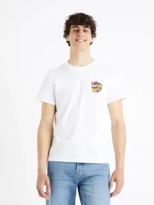 Celio Super Mario T-Shirt Weiß #1290365