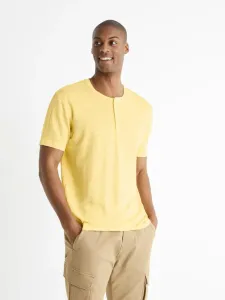 Celio T-Shirt Gelb