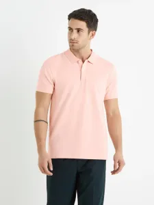 CELIO TEONE Herren Poloshirt, rosa, größe XL