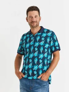Celio Vecoral Polo T-Shirt Blau