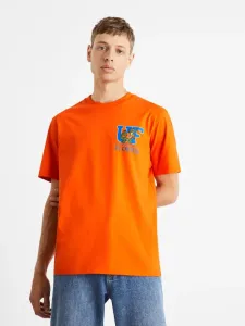 CELIO LCEFLO2 Herrenshirt, orange, größe S