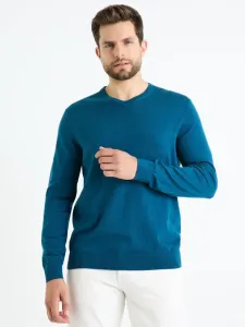 Celio Decotonv Pullover Blau #1315756