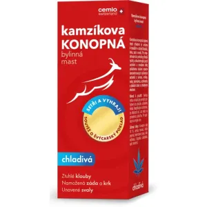 Cemio Kamzík cooling hemp ointment Geschenkset für Muskeln und Gelenke 200 ml