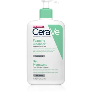 CeraVe Reinigendes Schaumgel für normale bis fettige Haut (Foaming Cleanser) 473 ml