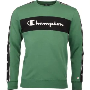 Champion AMERICAN TAPE CREWNECK SWEATSHIRT Herren Sweatshirt, grün, größe S