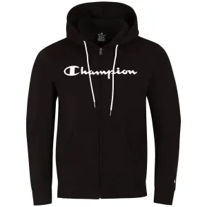 Champion HOODED FULL ZIP SWEATSHIRT Herren Sweatshirt, schwarz, größe M