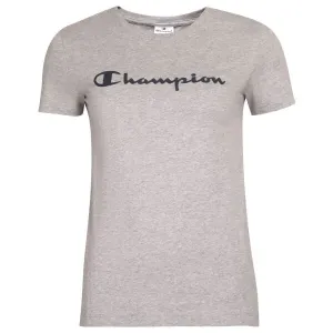 Champion CREWNECK T-SHIRT Damenshirt, grau, größe M