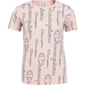 Champion CREWNECK T-SHIRT Damenshirt, rosa, größe S #1044534