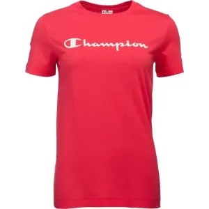 Champion CREWNECK T-SHIRT Damenshirt, rot, größe XS