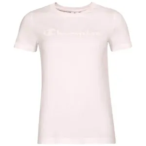 Champion CREWNECK T-SHIRT Damenshirt, weiß, größe L