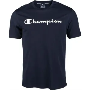 Champion CREWNECK T-SHIRT Herrenshirt, dunkelblau, größe M #1045990