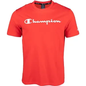 Champion CREWNECK T-SHIRT Herrenshirt, rot, größe L