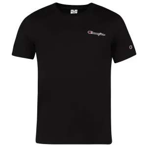 Champion CREWNECK T-SHIRT Herrenshirt, schwarz, größe L