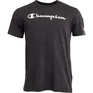 Champion OLD SCHOOL CREWNECK T-SHIRT Herrenshirt, dunkelgrau, größe S