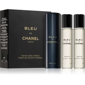 Chanel Bleu de Chanel Parfum - Twist and Spray Parfüm für Herren 3 x 20 ml