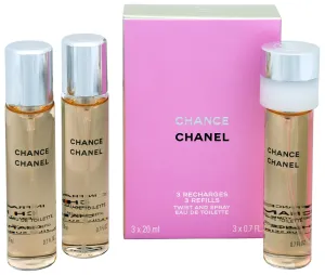 Chanel Chance Eau de Toilette für Damen 3 x 20 ml