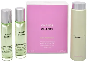 Chanel Chance Eau Fraiche - Refill Eau de Toilette für Damen 3 x 20 ml