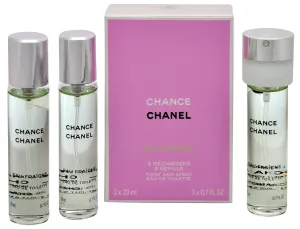 Chanel Chance Eau Fraîche Eau de Toilette für Damen 3x20 ml