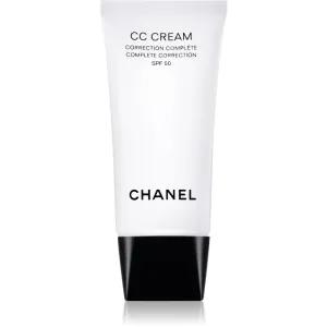 Chanel CC Cream Korrekturcreme zum Konturenglätten und aufhellen der Haut SPF 50 Farbton 40 Beige 30 ml