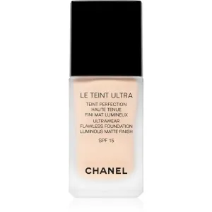 Chanel Le Teint Ultra langanhaltendes mattierendes Make up SPF 15 Farbton 22 Beige Rosé 30 ml