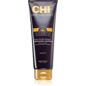CHI Brilliance Strengthening Treatment Stärkende Maske für geschwächtes, strapaziertes und splissiges Haar mit Olivenöl 237 ml