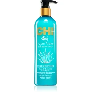 CHI Aloe Vera Curls Defined Curl Enhancing Shampoo Pflegeshampoo für lockiges Haar 340 ml