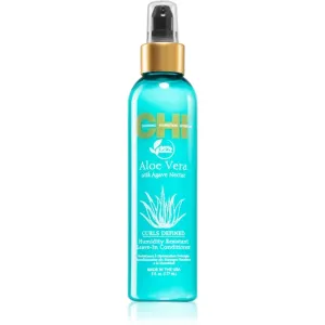 CHI Aloe Vera Curls Defined Humidity Resistant Leave-In Conditioner Conditoner ohne Spülung für lockiges Haar 177 ml