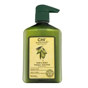 CHI Naturals with Olive Oil Hair & Body Shampoo Shampoo für Haare und Körper 340 ml