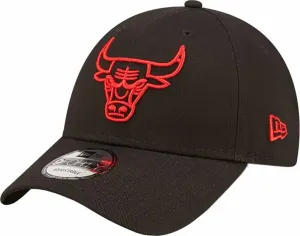 Chicago Bulls 9Forty NBA Neon Outline Black/Red UNI Kappe