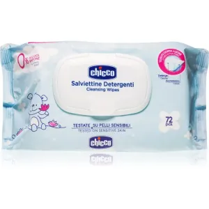 Chicco Cleansing Wipes Blue sanfte Feuchttücher für Kleinkinder 72 St