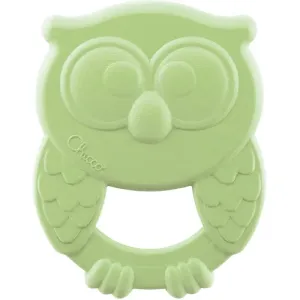 Chicco Eco+ Owly Teether Beißring Green 3 m+ 1 St
