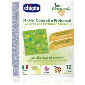 Chicco Natural Colored and Perfumed Stickers Anti-Insekten-Pflaster 3 y+ 12 St