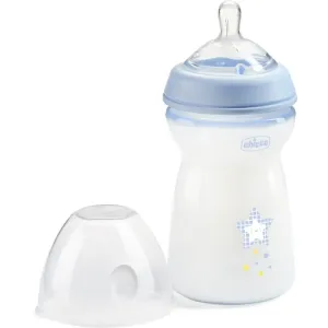 Chicco Natural Feeling Boy Babyflasche 6m+ 330 ml