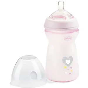 Chicco Natural Feeling Girl Babyflasche 6m+ 330 ml