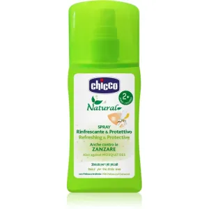 Chicco Natural Spray schützendes und erfrischendes Anti-Gelsen-Spray für Kinder 2 m+ 100 ml