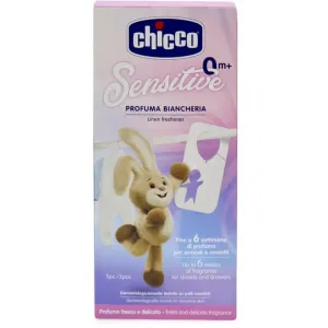 Chicco Sensitive Linen Freshener Duftsachets für den Kleiderschrank 3 St