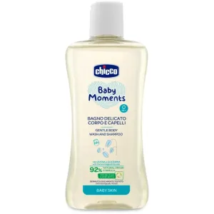 Chicco Baby Moments sanftes Shampoo für Kinder für haare und körper 200 ml