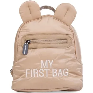 Childhome My First Bag Puffered Beige Kinderrucksack 24 x 8 x 20 cm 1 St