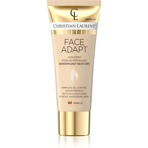 Christian Laurent Face Adapt feuchtigkeitsspendendes Make up mit glättender Wirkung Farbton 02 Vanilla 30 ml